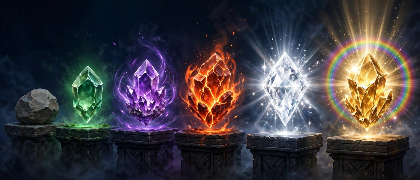 ONLYAI mining NFT tiers: Common, Rare, Epic, Legendary, Mythic and GODLY